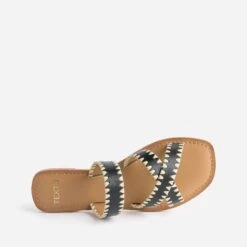 Mule TEXTO Noire En Cuir 12 Mule TEXTO Noire En Cuir -Boutique Caprice WWWERM 10382780010 4