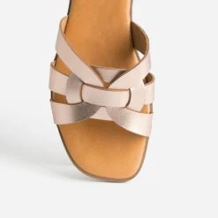 Mule Rose Cuivré En Cuir -Boutique Caprice WWWERM 10382780028 5