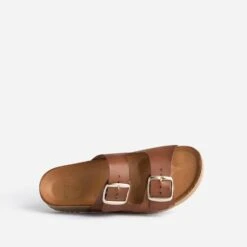 Mule Anatomique Marron En Cuir -Boutique Caprice WWWERM 10382780053 4