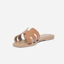 Mule Camel En Cuir Grainé -Boutique Caprice WWWERM 10382780596 2