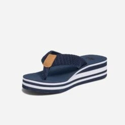 Tong Compensée TBS Marine Rayée Blanc 9 Tong Compensée TBS Marine Rayée Blanc -Boutique Caprice WWWERM 10382780604 2