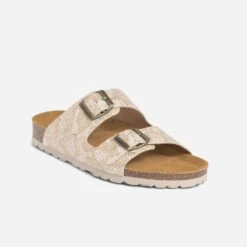 Mule Anatomique Dorée Effet Python -Boutique Caprice WWWERM 10382780644 1