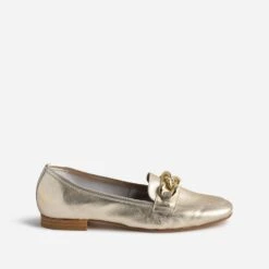 Mocassin Doré éco-conçu En Cuir