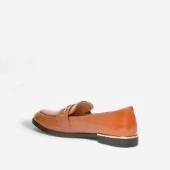 Mocassin Cognac Détails Dorés -Boutique Caprice WWWERM 10383580138 3