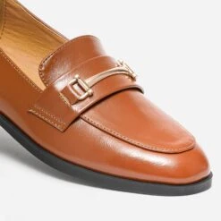 Mocassin Cognac Détails Dorés -Boutique Caprice WWWERM 10383580138 5