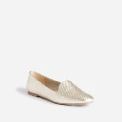 Slipper Doré Effet Tressage -Boutique Caprice WWWERM 10383580304 1