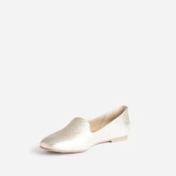 Slipper Doré Effet Tressage -Boutique Caprice WWWERM 10383580304 2