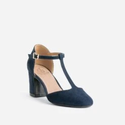 Salomé Marine Suédée éco-conçu à Talon 8 Salomé Marine Suédée éco-conçu à Talon -Boutique Caprice WWWERM 10383930003 1