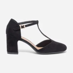 Salomé Noire Suédée éco-conçu à Talon