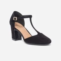 Salomé Noire Suédée éco-conçu à Talon -Boutique Caprice WWWERM 10383930083 1