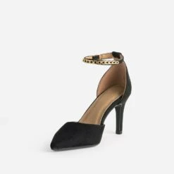 Escarpin TEXTO Noir à Bride-bijou Cheville 10 Escarpin TEXTO Noir à Bride-bijou Cheville -Boutique Caprice WWWERM 10383930102 2