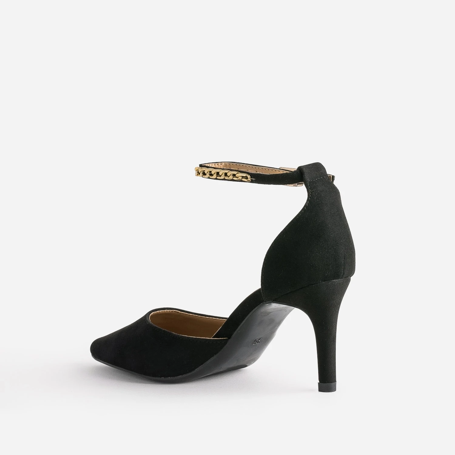 Escarpin TEXTO Noir à Bride-bijou Cheville 6 Escarpin TEXTO Noir à Bride-bijou Cheville – Image 4