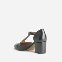 Escarpin-salomé Noir éco-conçu En Cuir -Boutique Caprice WWWERM 10383930107 3