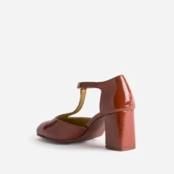 Babies Salomé Cognac Vernie à Talon -Boutique Caprice WWWERM 10383930108 3