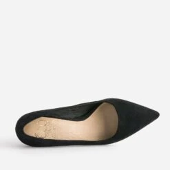 Escarpin TEXTO Noir Suédé éco-conçu à Talon Fin -Boutique Caprice WWWERM 10383960002 4