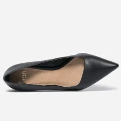 Escarpin TEXTO Noir Avec Découpe Biais -Boutique Caprice WWWERM 10383960004 4