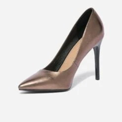 Stiletto TEXTO Bronze Métallisé à Talon Verni -Boutique Caprice WWWERM 10383960009 2