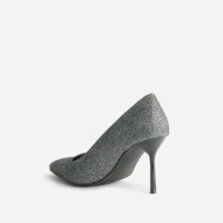 Escarpin TEXTO Gris Pailleté Avec Découpe Biais -Boutique Caprice WWWERM 10383960015 3