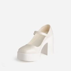 Babies TEXTO écrue Vernie à Plateforme -Boutique Caprice WWWERM 10383960024 2