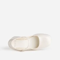 Babies TEXTO écrue Vernie à Plateforme -Boutique Caprice WWWERM 10383960024 4