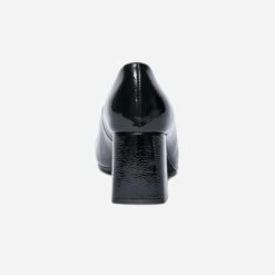 Escarpin Noir Verni à Bout Carré -Boutique Caprice WWWERM 10383960773 3