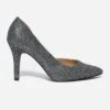 Stiletto TEXTO Gris Pailleté -Boutique Caprice WWWERM 10383960782 0
