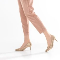 Escarpin Doré à Bout Pointu -Boutique Caprice WWWERM 10383990070 10