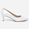 Escarpin Blanc Nacré En Cuir -Boutique Caprice WWWERM 10383990075 0