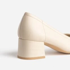 Escarpin Beige Clair En Cuir -Boutique Caprice WWWERM 10383990085 5