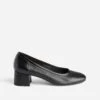 Escarpin Noir En Cuir -Boutique Caprice WWWERM 10383990086 0