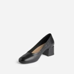 Escarpin Noir En Cuir 9 Escarpin Noir En Cuir -Boutique Caprice WWWERM 10383990086 2