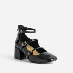 Babies Noire Vernie à Talon 8 Babies Noire Vernie à Talon -Boutique Caprice WWWERM 10383990088 1