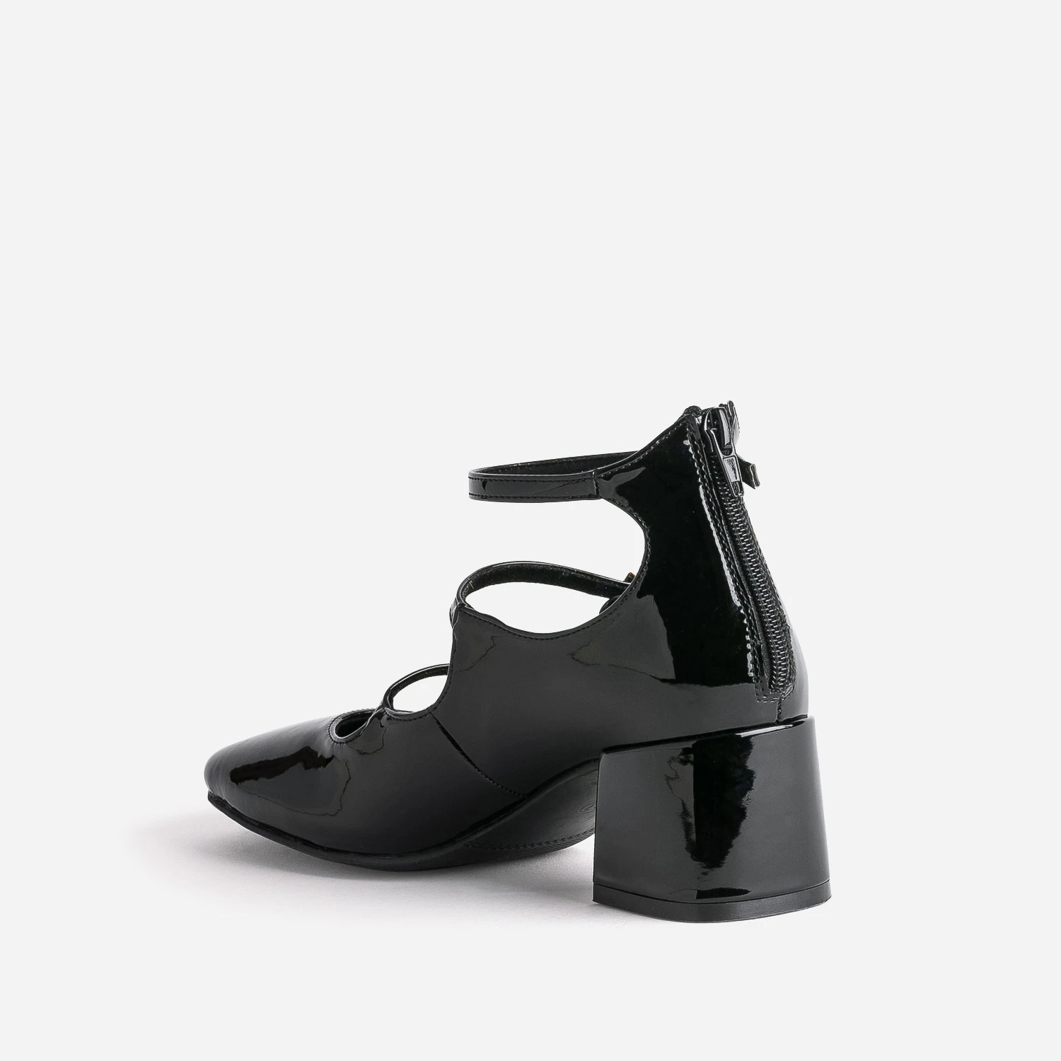 Babies Noire Vernie à Talon 6 Babies Noire Vernie à Talon – Image 4