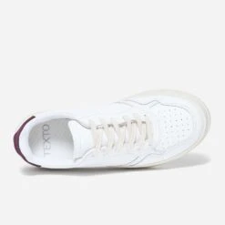 Tennis TEXTO Blanche Contrefort Bordeaux -Boutique Caprice WWWERM 10384320009 4