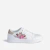 Tennis TEXTO Blanche Brodée Fleurs Roses -Boutique Caprice WWWERM 10384320038 0
