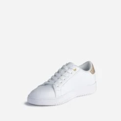 Tennis TEXTO Blanche Brodée Fleurs Roses -Boutique Caprice WWWERM 10384320038 2