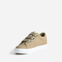 Tennis KAPORAL Camel à Scratchs Pailletés Dorées -Boutique Caprice WWWERM 10384320104 2