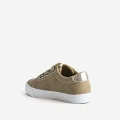 Tennis KAPORAL Camel à Scratchs Pailletés Dorées -Boutique Caprice WWWERM 10384320104 3