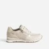 Tennis MARCO TOZZI Beige Et Dorée -Boutique Caprice WWWERM 10384320141 0
