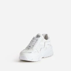 Tennis TEXTO écrue Et Argent à Semelle épaisse -Boutique Caprice WWWERM 10384320155 2