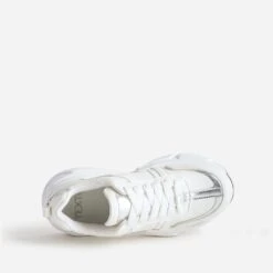 Tennis TEXTO écrue Et Argent à Semelle épaisse -Boutique Caprice WWWERM 10384320155 4