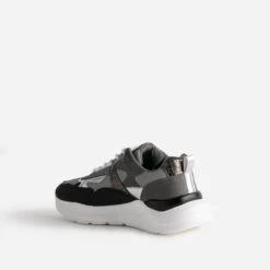 Tennis TEXTO Noire, Grise Et Argentée 11 Tennis TEXTO Noire, Grise Et Argentée -Boutique Caprice WWWERM 10384320202 3