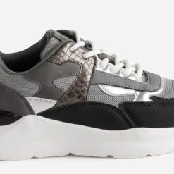 Tennis TEXTO Noire, Grise Et Argentée 13 Tennis TEXTO Noire, Grise Et Argentée -Boutique Caprice WWWERM 10384320202 5