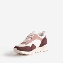 Tennis TEXTO Bordeaux, écru Et Rose -Boutique Caprice WWWERM 10384320224 2