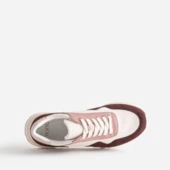 Tennis TEXTO Bordeaux, écru Et Rose -Boutique Caprice WWWERM 10384320224 4