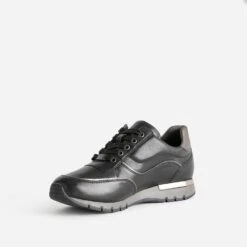 Tennis CAPRICE Noire En Cuir -Boutique Caprice WWWERM 10384320232 2