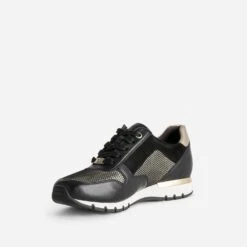 Tennis CAPRICE Noire Et Dorée -Boutique Caprice WWWERM 10384320242 2