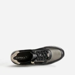 Tennis CAPRICE Noire Et Dorée -Boutique Caprice WWWERM 10384320242 4