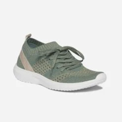 Tennis-chaussette Verte Et Dorée Tricotée éco-conçue -Boutique Caprice WWWERM 10384320701 1