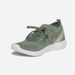 Tennis-chaussette Verte Et Dorée Tricotée éco-conçue -Boutique Caprice WWWERM 10384320701 2